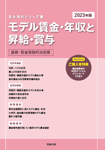 2022年度 モデル賃金・年収調査｜WEB労政時報